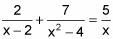 With this math question. solve for x