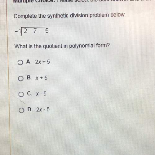 What is the quotient in polynomial form?