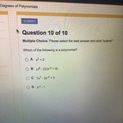 Which of the following is a polynomial?