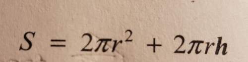 Solve the equation for the bold variable (h).