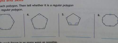 Idon't really get it plz tell if it's a regular or not regular polygon