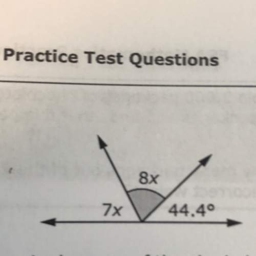 What is the measure,in degrees,of the shaded angle?