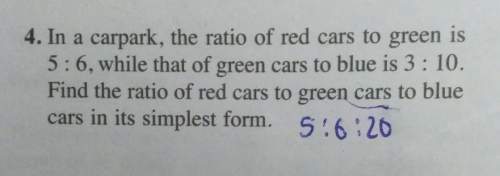 The answer is 5: 6: 20 but can someone explain how plz?