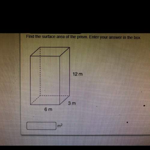 Find the surface area of the prism (photo attached)