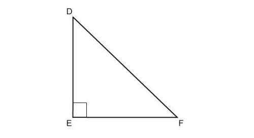 Hey guys 25 to me out in △def, df = 16 and m∠f=45. find the length of a leg. leave your answer in