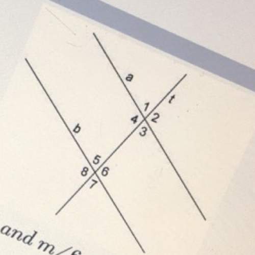 In this figure, angle 3 = (2x+15) and angle 6 = (3x+10) what value of x makes a || b?