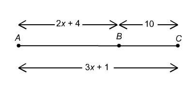 Need asap use the figure below to find ac. select one: a. 40 b. 50 c. 20 d. 16