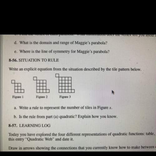 What is the rule to represent the number of tiles in figure x?