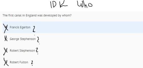 The first canal in england was developed by whom i will mark brainliest if you are correct. try you
