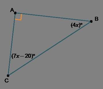 What is the m∠acb? 10° 50° 90° 180°