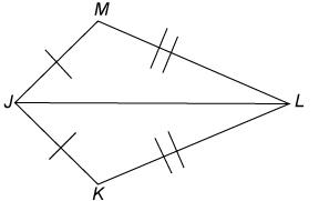 Which postulate proves that △jml and △jkl are congruent? sss sas asa aaa