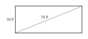 What is the area of the rectangle? [1] ft2