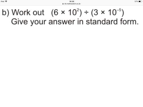 Can someone answer the question that is attached? can they do it in standard form?