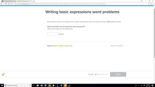 Problem phil received a prize of x dollars from a poker tournament. the tournament cost him 100 doll
