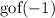 \rm{gof(-1)}