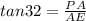 tan32= \frac{PA}{AE}