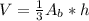 V = \frac{1}{3} A_{b} *h