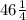 46\frac{1}{4}