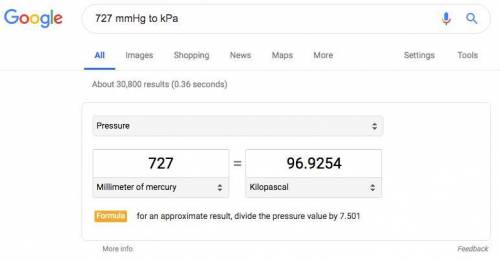 745 mmhg into psi  727 mmhg into kpa 55.5kpa into atm