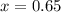 x=0.65