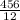 \frac{456}{12}