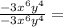 \frac {-3x ^ 6y ^ 4} {- 3x ^ 6y ^ 4} =