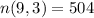 n(9,3)=504