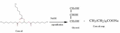 If corn oil is used to make soap what is the chemical formula of the most abundant soap