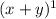 (x+y)^{1}