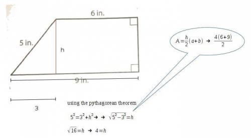 Solve number 7 find the area of the trapezoid