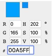 When an excited electron in a hydrogen atom falls from =5 to =2, a photon of blue light is emitted.