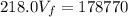 218.0 V_{f} = 178770