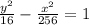 \frac{y^2}{16} - \frac{x^2}{256} = 1