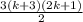 \frac{3(k + 3)(2k + 1)}{2}