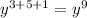 y^{3+5+1}=y^9