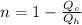 n=1-\frac{Q_{c} }{Q_{h}}