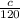 \frac{c}{120}