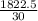 \frac{1822.5}{30}