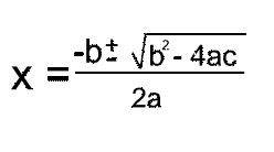 1. what values of a, b, and c would you use in the quadratic formula for the following equation?  5x