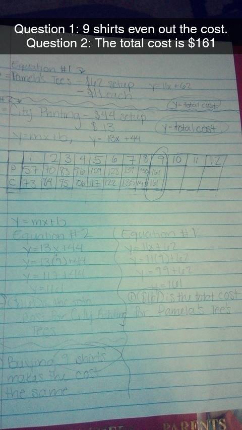 Solve using substitution or elimination, make sure u answer the question.