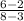 \frac{6-2}{8-3}