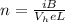 n= \frac{iB}{V_h e L}