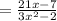 =\frac{21x-7}{3x^2-2}