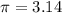 }\pi=3.14