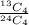 \frac{^{13}{C}_{4}}{^{24}{C}_{4}}