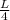 \frac{L}{4}