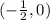 (- \frac{1}{2} ,0)