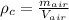 \rho_{c}=\frac{m_{air}}{V_{air}}