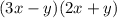 (3x-y)(2x+y)