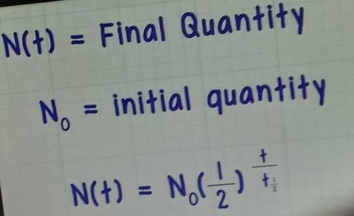 Me where do you find a half life  plz 26 points if you  me this hard question is on my science thing